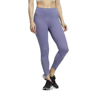 Adidas 7/8 Power Mesh Yoga Tights in Violet Size Small